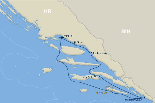 Adriatic Queen, route 2