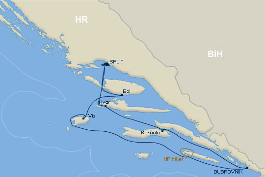 Adriatic Queen, route 5